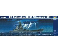 Trumpeter 05706 1/700 USS Wisconsin 1991 BB-64