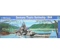 Trumpeter 05712 1:700th scale Germany Tirpitz Battleship 1944