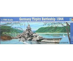 Trumpeter 05712 1:700th scale Germany Tirpitz Battleship 1944
