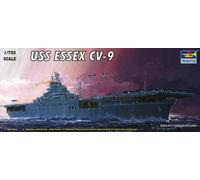 USS Essex CV-9 Aircraft Carrier 1:700 Plastic Model Kit TRUMPETER