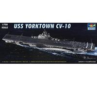 Trumpeter 05729 - 1:700 Aircraft Carrier USS Yorktown CV-10 - New