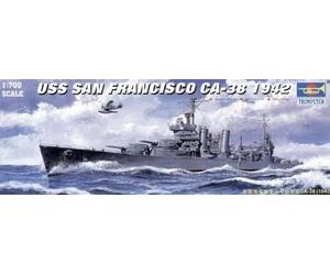 Trumpeter 05746 1:700th scale USS San Francisco CA-38 (1942)