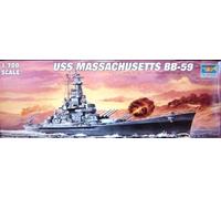 Trumpeter 05761 1:700th scale USS Massachusetts BB-59