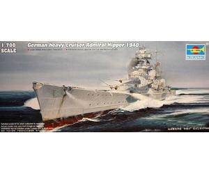 Trumpeter 05775 1:700th scale German Cruiser Admiral Hipper 1940