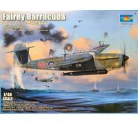 Trumpeter 05825 1:48th scale Fairey Barracuda WW II Torpedo Bomber