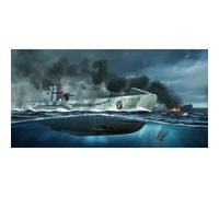 Trumpeter 05912 1/144 German Navy U Boat VIIC Model Plastic Model (US IMPORT)