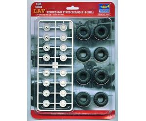 Trumpeter 06607 1:35th scale LAV Series 8x8 Tires (325/85 R16 XML)