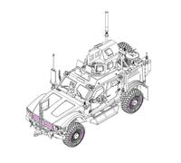 Trumpeter 1:72 - US M1240 M-ATV MRAP