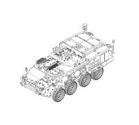 Trumpeter 07428 M1133 Stryker MEW 1:72 Model Kit