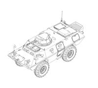 Trumpeter 07439 1/72 American M706 Commando Armored Car Vietnam Plas (US IMPORT)
