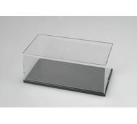 Trumpeter Display Case 09813 – 232 x 120 x 86 mm, Crystal Clear, Stackable, Black Base