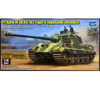 Trumpeter 1/16 German Army SdKfz 182 King Tiger Heavy Tank (H 105 mm) - 00949