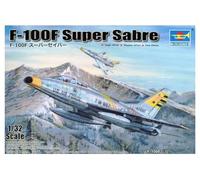 Trumpeter Scale Model North American F-100F Super Sabre 1:32 02246