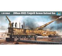 Trumpeter 00207 - 1:35 Railway Gun Leopold 280mm K5 (E) - New