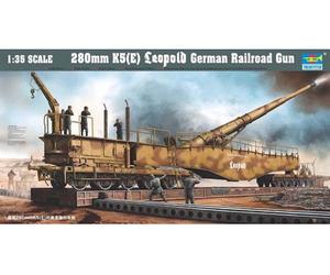Trumpeter 1/35 280mm K5(E) Railroad Gun 'Leopold' - 00207