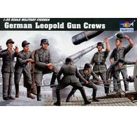 Trumpeter 1/35 German Leopold Gun Crew # 00406 - Plastic Model Kit