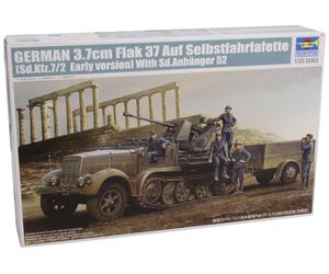 Trumpeter 1/35 German SdKfz 7/2 Early Version Halftrack with 3.7cm F (US IMPORT)