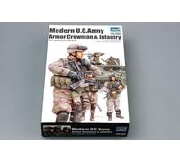 Trumpeter 00424 - 1:35 Modern U.S. Army Armor Crewman & Infantry - New