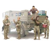 Trumpeter 00429 - 1:35 Modern U.S. Soldiers - Logistics Supply - New