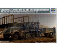 TRU01525 - Trumpeter 1:35 - Sd.Kfz.7/2 3.7cm FlaK 37 (Early Version)