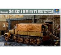 Trumpeter 1/35 Sd.Kfz.7 KM m 11 with covered rear # 01507 - Plastic Model Kit