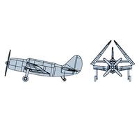 Trumpeter Model Kit – 1:350 SB2C Helldiver – Pre-painted – New