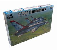 Trumpeter 1/48 F100D Thunderbirds USAF Aircraft Model Kit (US IMPORT)