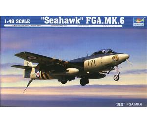 Trumpeter 1/48 Hawker Sea Hawk FGA Mk. 6 # 02826 - Plastic Model Kit