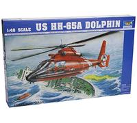 Trumpeter 1/48 HH65A Dolphin Search and Rescue US Coast Guard Helicopter Model Kit