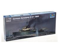 Trumpeter 1:700 - German Zerstorer Z-21 (1940)