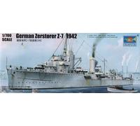 Trumpeter 1/700 German Zerstorer Z-7 1942 # 05793 - Plastic Model Kit