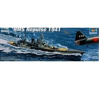 Trumpeter Plastic Model Kit HMS Repulse (1941) 1:700 Scale - 05763 - New