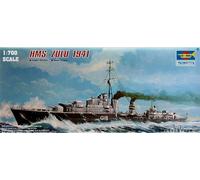 Trumpeter Model Kit - HMS Zulu (F18) Tribal-class Destroyer 1941 - 1:700 Scale 05758