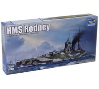 Trumpeter 1/700 Royal Navy Battleship Hms Rodney Plastic Model Kit 06718
