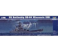 Trumpeter 05706 1/700 USS Wisconsin 1991 BB-64