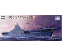 Trumpeter 1/700 USS Essex CV-9 aircraft carrier # 05728 - Plastic Model Kit