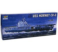 USS Hornet CV-8 Aircraft Carrier 1:700 Plastic Model Kit TRUMPETER