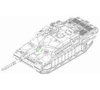 British Challenger 1 Mbt Desert Version Tank 1:72 Plastic Model Kit 07105