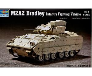 Trumpeter 1/72 M2A2 Bradley Fighting Vehicle # 07296 - Plastic Model Kit