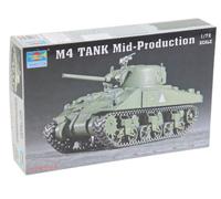 Trumpeter 07223 - 1:72 M4 (Mid) Tank - New