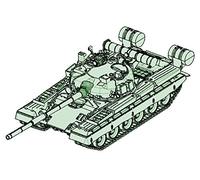 Trumpeter 07144 - 1:72 Russian T-80B MBT - New