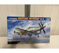 TRUMPETER 1:72 scale 1950s WYVERN S.4 [ ARK ROYAL/EAGLE ] PLASTIC MODEL KIT BOXD