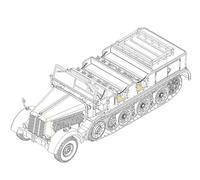 Trumpeter Model Kit Sd.Kfz.8 12t Half-Track 1/72 (20mm) German WWII