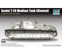 TRU07151 - Trumpeter 1:72 - Soviet T-28 Medium Tank (Riveted)
