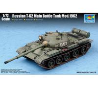 Trumpeter 1/72 Soviet T-62 Main Battle Tank Model 1962 # 07146