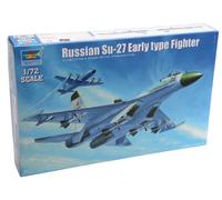 Russian Su-27 Early Type Fighter 1:72 Plastic Model Kit Trumpeter