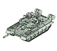 Trumpeter 07145 - 1:72 Russian T-80BV Main Battle Tank - New
