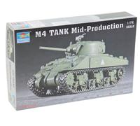 Trumpeter 1/72 US M4 Sherman Tank, Medium (US IMPORT)