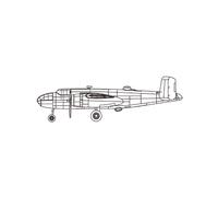 Trumpeter 1:200 North American B-25 Mitchell, Model kit, TRU04204