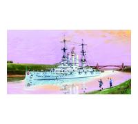 Trumpeter Model Kit 1:350 Schleswig-Holstein Battleship 1908 - New